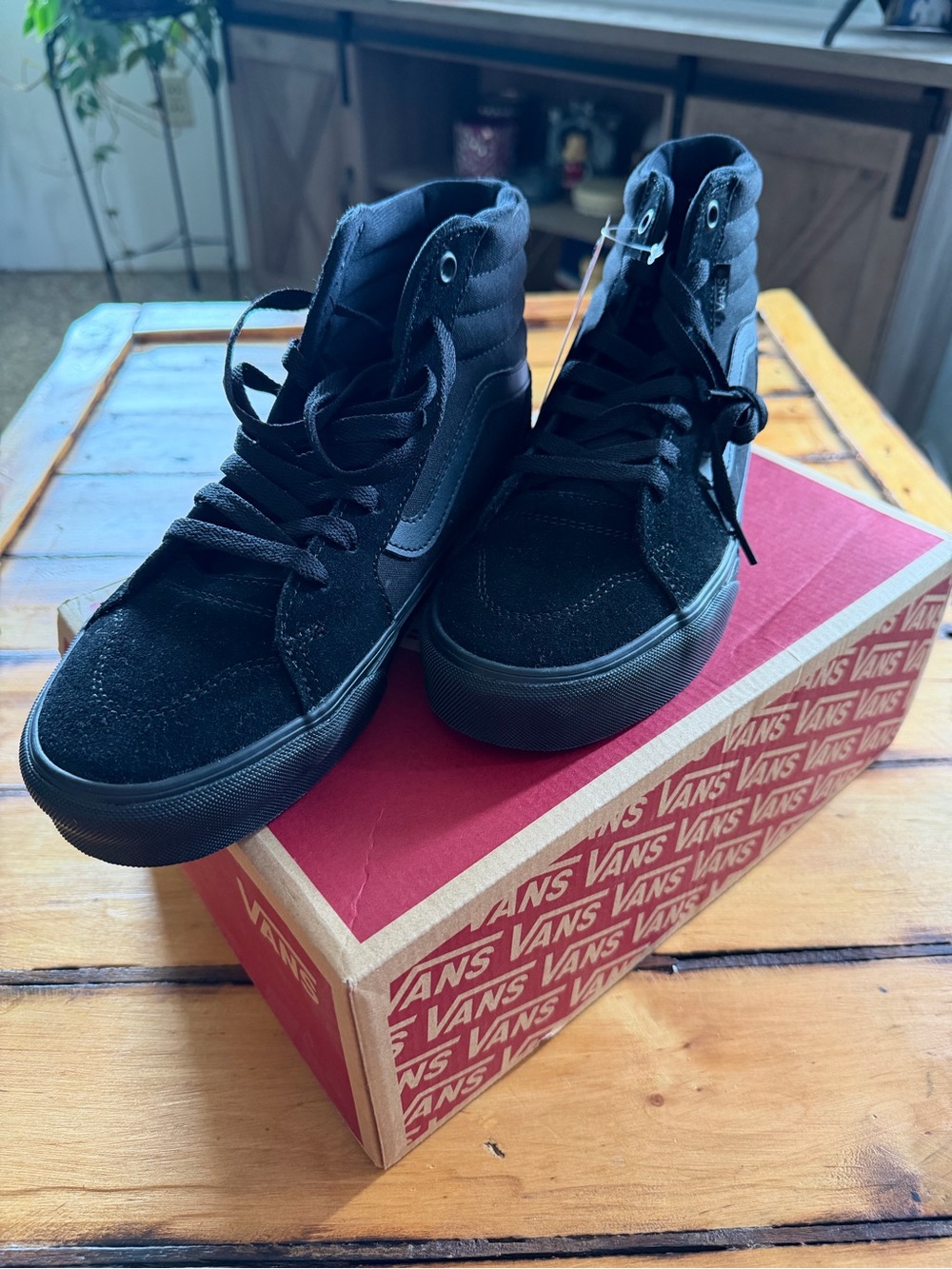 Vans Black High-Top Skate Sneakers